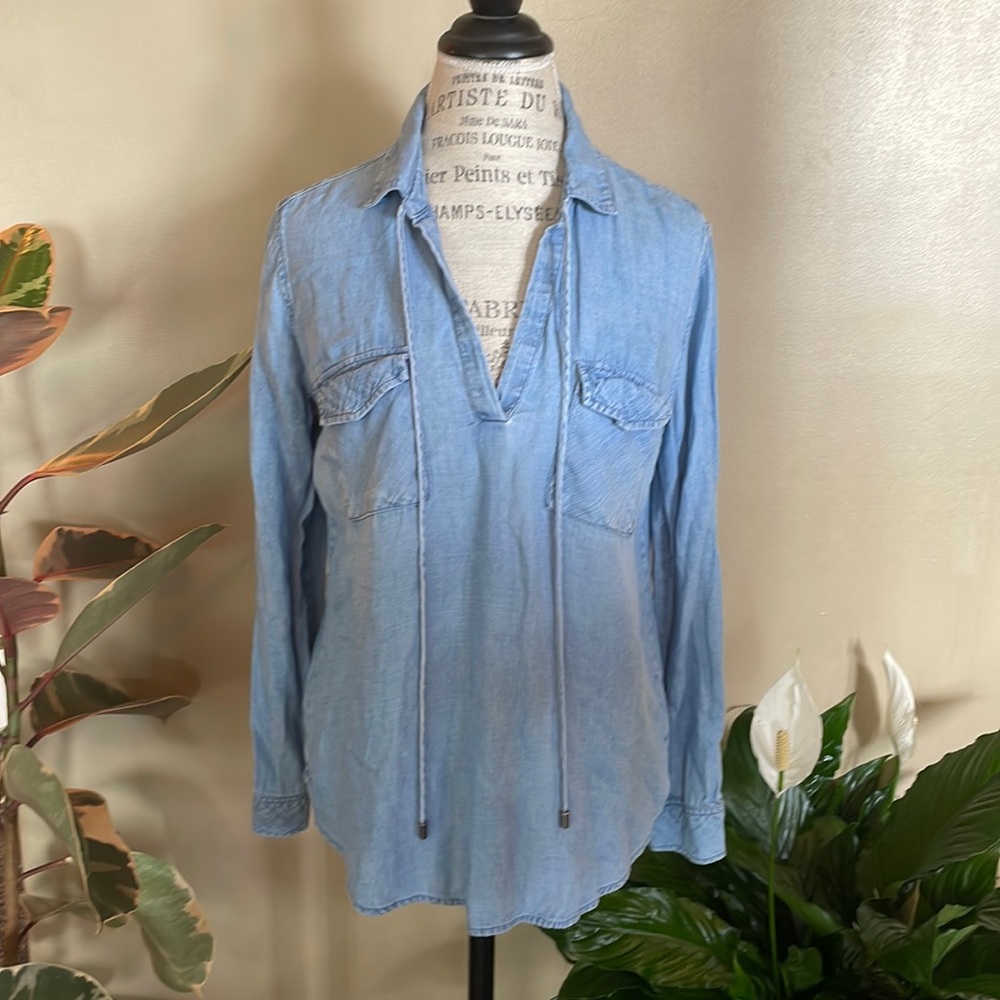 Rails chambray tunic top size medium